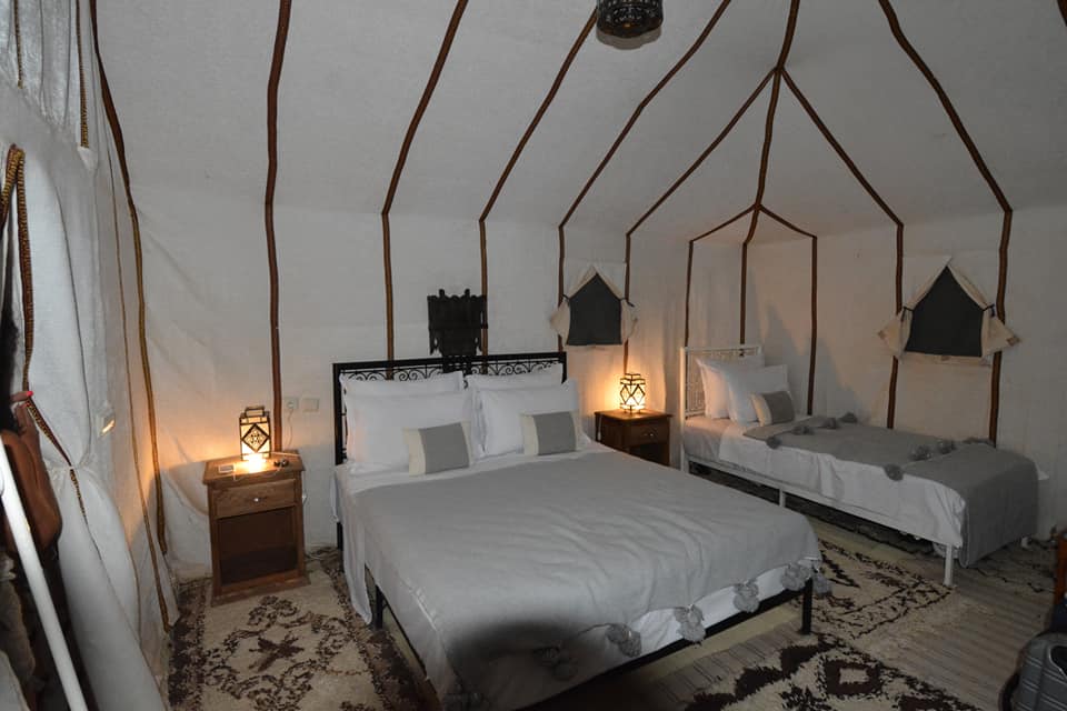 Tenda d'un campament de luxe al desert de Merzouga